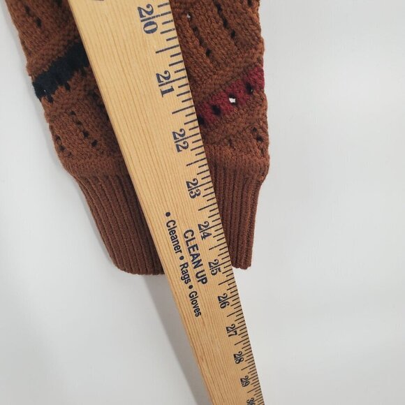 Everee Sawyer Chevron Pullover Sweater Top Women Size Small NWT V Neck Knit - Picture 12 of 14